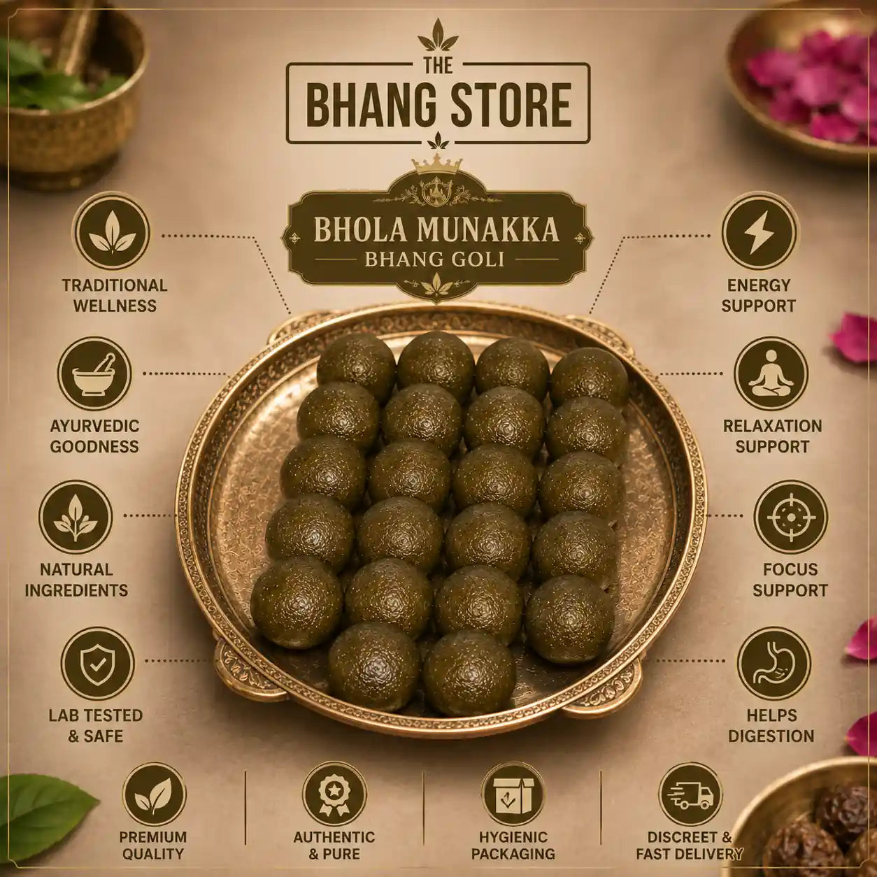Bhang Mittai Benefits